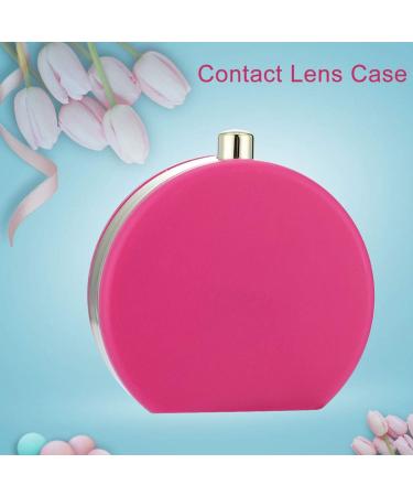 Nicoone Contact Lens Case - Mini Storage with Mirror Tweezers & Remover Tool for Travel & Home - Red - Buy Online on GoSupps.com