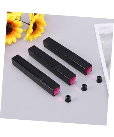Healvian 3pcs Eyelash Glue Tube Eyelash Spoolies Empty Mascara Bottle Empty Eyeliner Tube Black - Buy Online on GoSupps.com