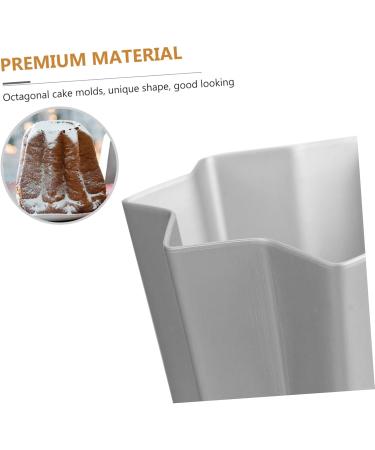 Zerodeko 6 Pcs Octagonal Cake Mold Paper Cups Roasting Pan DIY Cupcake Mold DIY Baking Mold Muffin Candy 7.5x7.5x6.5cmx3pcs Silverx3pcs - Buy Online on GoSupps.com
