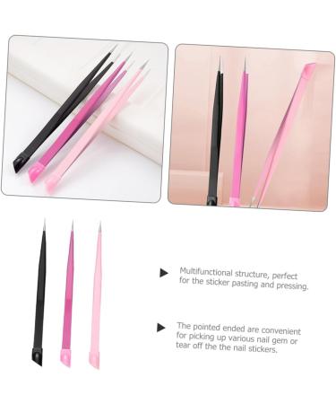 Stahad 3-Piece Straight Picker Nail Sticker Collecting Album & Hair Removal Tool for Eyelash Extensions - Buy Online on GoSupps.com