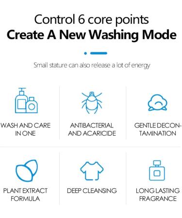 Detergent Sheets - 60pcs High Concentrated Liquidless Washing Sheets | Cleaning Laundry Strips for Home Hotel Dorms Camping Wooloo - Buy Online on GoSupps.com