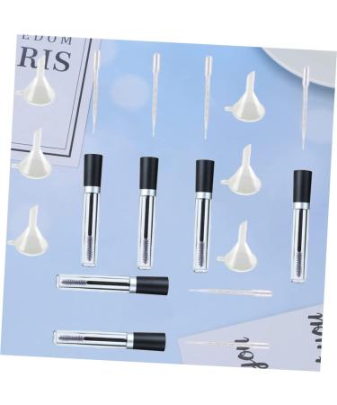 Outanaya 2 18pcs Mascara Tube 10ml Empty Tube Funnel Dropper Bottle Blowing Funnel Mascara Vials Empty Black - Buy Online on GoSupps.com