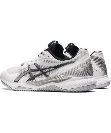 ASICS Men's Gel-Tactic 2 Volleyball Shoes - White/Pure Silver - Size 10 - Buy Online on GoSupps.com