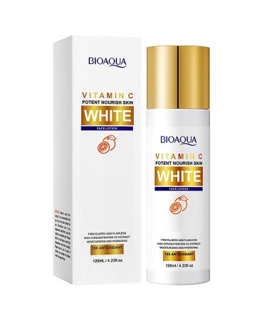 BIOAQUA Vitamin C White Nourishes Face Lotion Orange Moisturizing Hydration Facial Skincare 120ml/4.06fl.oz