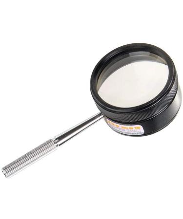 Magnifying Glasses for Hobbies Reading Magnifier Handheld Magnifying Glass 30 Times Portable HD High Magnification Full Metal Structure Double Glass Lens Vision