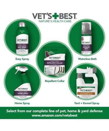 Vet's Best Flea and Tick Repellent Collar for Cats | Natural Pest Protection | Fits Up to 20 Necks - Buy Online on GoSupps.com