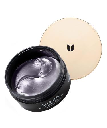 MIZON BLACK PEARL EYE PATCHES (x60) Korean Skincare - Black Pearl Eye Patches - Anti-Wrinkle & Anti-Dark Circles - 95% Natural Ingredients