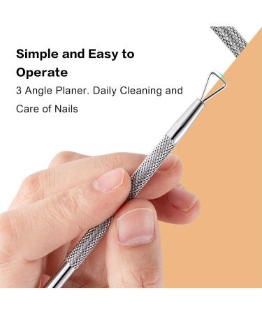 Cuticle Pusher Professional Cuticle Pusher Nail Pusher Kit Stainless Steel Cuticle Pusher Cuticle Pusher Set Stainless Steel Ingrown Toenails Set 2 Pieces - Buy Online on GoSupps.com