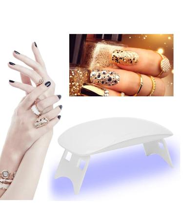9W Mini Nail Dryer - Portable USB UV LED Lamp for Gel Polish & Nail Art | International Shipping Available - Buy Online on GoSupps.com