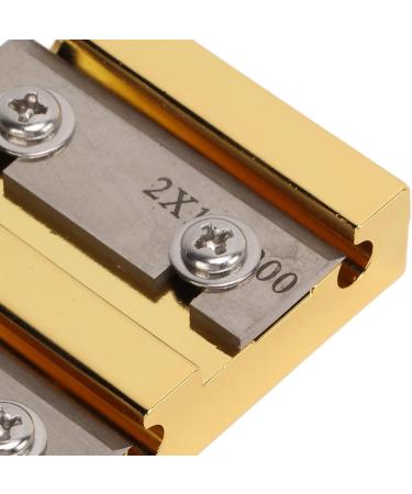 Jiayouy Violin Peg Reels Shaver - Professional Luthier Tools for Making Violin Tuning Pegs | Golden Zinc Alloy 2 Hole Design - Buy Online on GoSupps.com