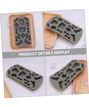 Alipis 2pcs Dessert Dark Molds Grey Bones Shape Cakes Baking Silicone Creative Skeleton Bone-Shaped Shaped - Buy Online on GoSupps.com