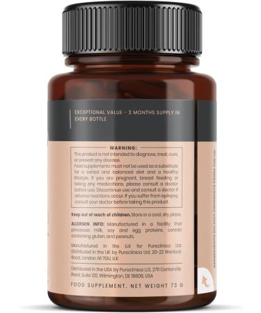 Buy PureCllinica Saw Palmetto 3200mg - 360 Tablets (4 Bottles) - 12-Month Supply - 95% Fatty Acids - Strong & Effective Formula - Buy Online on GoSupps.com