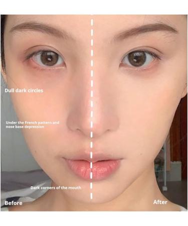 Concealer 3-Color Concealer Make Up Waterproof Leg Foundation Full Cover Concealer Palette Corrects Dark Circles Red Marks Scars (1# Dark Circle Cover 4.5g) - Buy Online on GoSupps.com