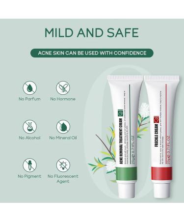 Anti Acne Face Cream & Dark Spot Remover for Face Spot Cream for Acne Treatment and Spot Treatment Age Spot Remover for Face Reduces Spot Size Redness Inflammation Hyperpigmentation Treatment - Buy Online on GoSupps.com