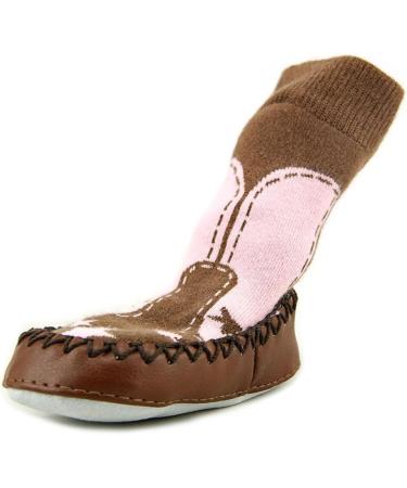 Mocc Ons Cowgirl Slipper Socks (12-18 Months) - Washable Leather Sole - Buy Online on GoSupps.com