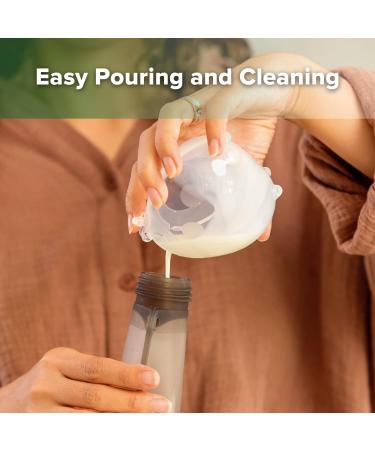 Haakaa 75ML Breast Milk Collection Bowls - Leak-Proof Non-Slip Silicone Containers BPA Free - 2 Pack for Easy Milk Storage - Buy Online on GoSupps.com