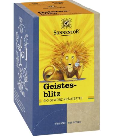  Sonnentor Sonnentor Geistesblitz organic tea (2 x 32.3 g) - Buy Online on GoSupps.com