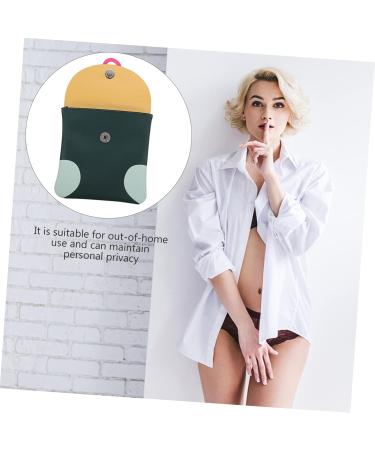 Lurrose 5 Pcs Storage Bags for Women Stylish Menstrual Hygiene & Travel Zipper Wallets Durable PU Bags for Organized On-the-Go - Buy Online on GoSupps.com