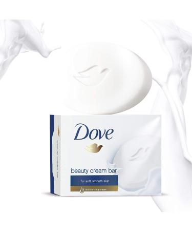 Dove White Moisturizing Cream Beauty Bar - 3.5 oz | Hydrating Gentle Cleanser - Buy Online on GoSupps.com