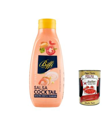 Italian Gourmet E.R. Biffi professional line cocktail sauce assaisonnement sauce salade 800 g + polpa gourmet italien 400 g