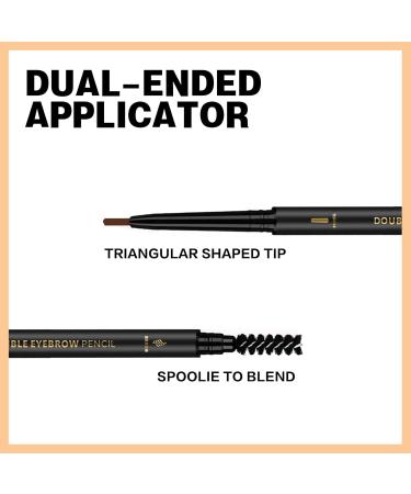 O'CHEAL 3Pcs Waterproof Eyebrow Pencil Dark Brown and Eye Cream with Vibrating Electric Massage Head - Buy Online on GoSupps.com