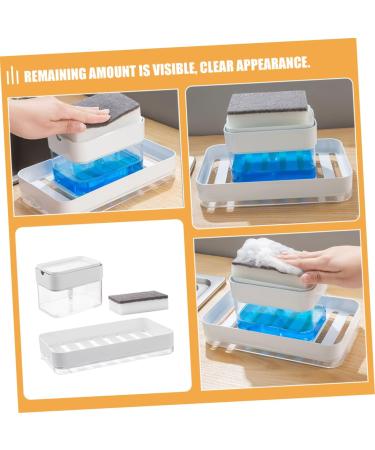 Cabilock 1 Set laundry soap dish Push type soap holder soap dispenser for kitchen sink distribution box dish washer detergent dish soap dispenser soap dispenser - Buy Online on GoSupps.com