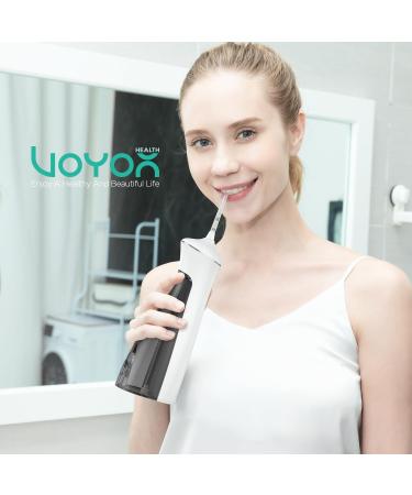 Portable Water Dental Flosser - Cordless Oral Irrigator with 3 Modes Rechargeable & IPX7 Waterproof - Travel & Home Use - WF400 (Grey - Buy Online on GoSupps.com
