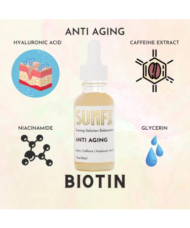 SunFX Sunless Tanning Additive - 1 fl oz/30ml | Anti-Aging Formula with Powerful Ingredients - Buy Online on GoSupps.com