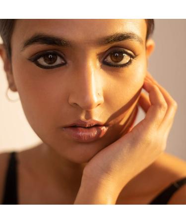 Forest Essentials Charcoal Black Gulaab Khaas Kajal 0.3g - Natural Eye Makeup - Buy Online on GoSupps.com