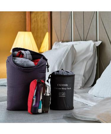 EXERMIL Nylon Stuff Sack Set 5-Piece for Organization & Travel - Various Sizes & Colors - Buy Online on GoSupps.com