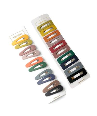 20 pieces girls children baby hairpins slipproof women sweet candy colors plastic mini hair clips for fine thick hair hair accessories