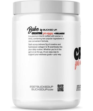 Bucked Up Creatine + Collagen for Women Essentials (50 Servings) - Fruit Punch - Buy Online on GoSupps.com