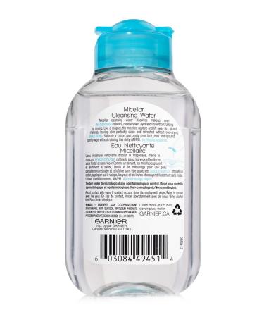 Garnier SkinActive Micellar Cleansing Water for Waterproof Makeup 3.4 fl oz - Gentle & Effective Makeup Remover - Buy Online on GoSupps.com