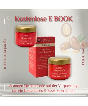 D'Aniello It consists of 2 x 125 ml facial cream with original argan oil day and night Day and night treatment Facial care cream - Buy Online on GoSupps.com