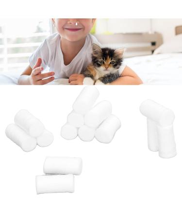 5 Packs High-Suction Nosebleed Cotton Stoppers | Soft Rolled Dental Nose Blood Plugs for Small - International Shipping - Buy Online on GoSupps.com