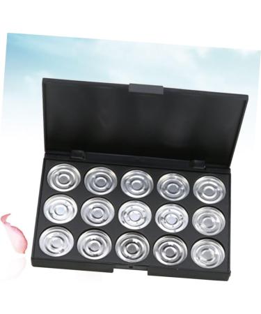 OHPHCALL 2pcs 15 Empty Cosmetic Empty Eyeshadow Case Empty Makeup Travel Makeup Case Estuche De Maquillaje mediumx2pcs Silverx2pcs - Buy Online on GoSupps.com