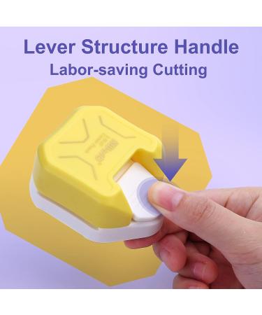 Zettokete Flat Angle Corner Punch 3 in 1 Corner Cutter Corner Rounder 5mm+10mm+15mm Cutting Length Craft Punch Paper Punch for Crafting Scrapbooking Supplies Gift Card Photo DIY Office & Home(Yellow) - Buy Online on GoSupps.com
