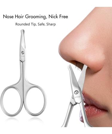 Manual Nose Hair Cutter with Cleaning Brush - Safe Washable & Battery-Free Grooming Tool for Sensitive Nostrils - Buy Internationally - Buy Online on GoSupps.com