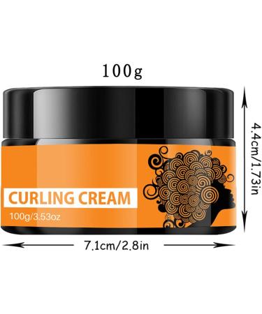  Mimoqk Curl Cream Curl Enhancer Hydrating Castor Oil Frizz Control Styling Formula Nourishing Conditioning Repair Strengthening Softening 3.53oz Product for Wavy Curly Hair - Buy Online on GoSupps.com