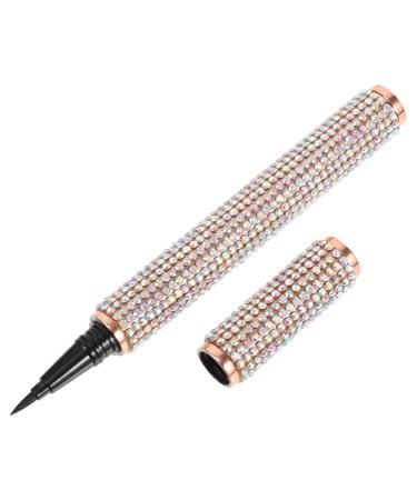 Healvian 1pc Eyeliner Black Pen Lash Glue Pen Makeup Pen Eye Grooming Pen Waterproof Eye Liner Pencil Plastic 1 count (Pack of 1) As Shown