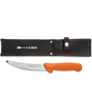 F. DICK skinning/hunting knife ErgoGrip (knife with blade 15 cm X50CrMoV15 steel stainless 56 HRC) 8264115-53