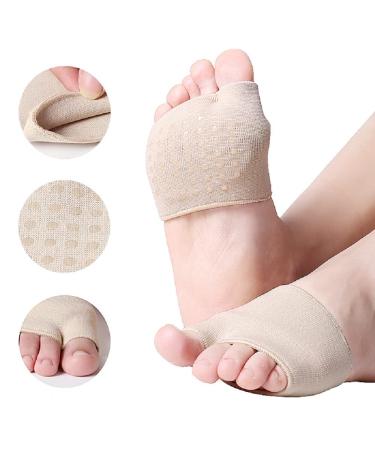 Metatarsal Pads for Bunions & Foot Pain Relief - Cushioned Forefoot Sleeves for Calluses Blisters & Morton s Neuroma - 1 Pair Light Yellow - Buy Online on GoSupps.com