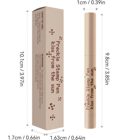 Stylo Taches de Rousseur - Longue Dur e Imperm able l'eau S chage Rapide Peau Vivante Taches de Rousseur Marquage Maquillage Naturel R aliste Faux Taches de Rousseur Maquillage (#4 1g) - Buy Online on GoSupps.com