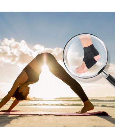 ZJchao Ankle Support Brace Strap Adjustable Stabilizers for Sports Plantar Fasciitis Relief Foot Sleeve for Ankle Strain & Sprains International Shipping Available - Buy Online on GoSupps.com