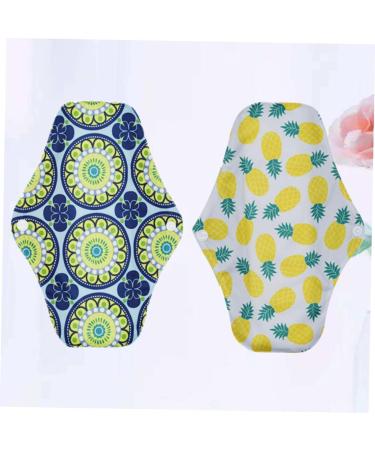 Lurrose 2pcs Cotton Undies for Women - Reusable Menstrual Pads | Washable Period Napkins | Cloth Nursing Mat | Eco-Friendly Menstrual Panties - Buy Online on GoSupps.com