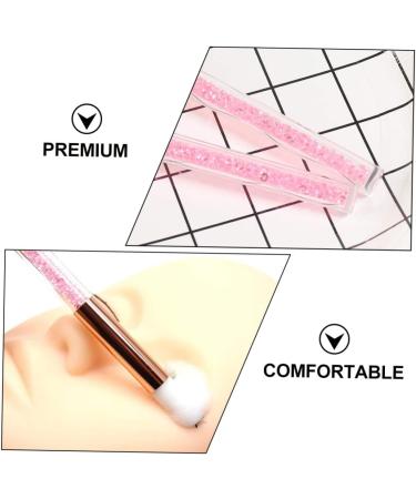Baluue 2pcs Nose Brush Fluff Eyeshadow Brush Nose Shadow Brush Soft Eyeshadow Brush Aluminum Tube Pink - Buy Online on GoSupps.com