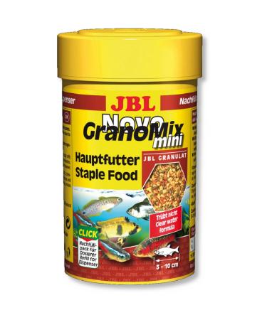 JBL Novogranomix 30099 Sole feed for small aquarium fish fillers granulate 100 ml Novogranomix 100 ml (1-pack) 3-10 cm fish size (mini)