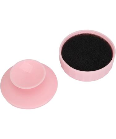 Makeup Brush Cleaning Box Portable Cosmetic Brush Cleaner Tool Color Removal Sponge Pink for Wet Dry Use - Buy Online on GoSupps.com