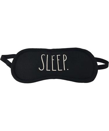 Rae Dunn 2 Piece Pajama Set with Eye Mask - Sleep/Black Medium | International Shipping Available - Buy Online on GoSupps.com