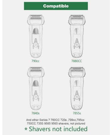 Buy 70S Braun Series 7 Electric Shaver Foil & Cutter Cassette - Compatible Replacement for 790cc 760cc 720 799cc-6 Pulsonic 9565 & 9595 | International Shipping Available - Buy Online on GoSupps.com